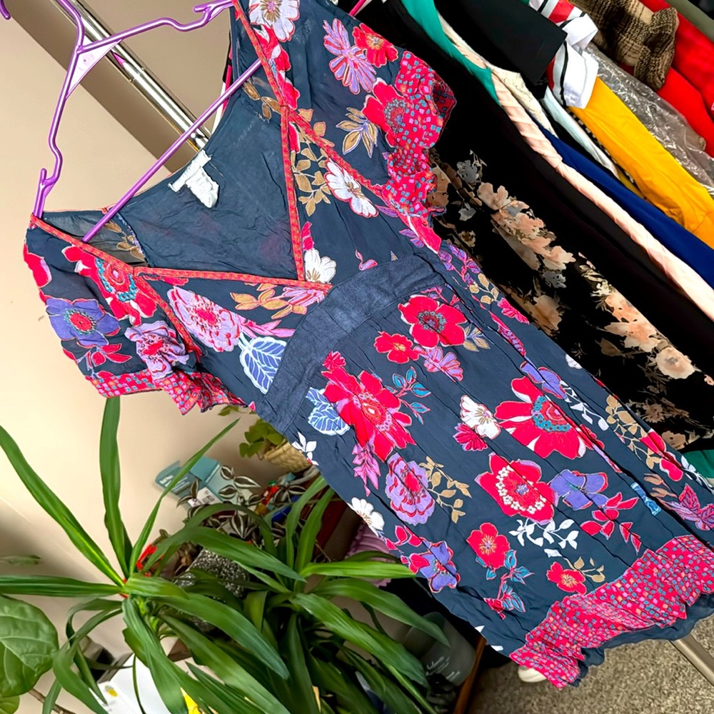 Dark blue Delia’s dress